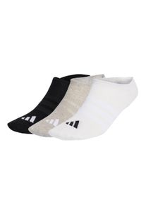 Sneakersocken adidas originals "Socken Thin & Light Sportswear No-Show Socks 3er Pack", Damen, Gr. 37-39, bunt (schwarz, grau, wei&szlig;), Obermaterial: 58% Baumwolle CO. 36% Polyester PES. 3% Elasthan EL. 2% Elastodien ED. 1% Polyamid PA., Socken Sneakersocken
