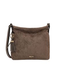 Umh&auml;ngetasche Tamaris "Umh&auml;ngetasche TAS Mareike", Damen, Gr. B/H/T: 26cm x 26cm x 6cm 0, taupe 900, Polyester, Taschen Umh&auml;ngetasche