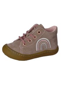 Lauflernschuh Pepino BY RICOSTA "Kally", M&auml;dchen, Gr. 24, rosa (altrosa), Leder, Schuhe Lauflernschuh, Babyschuh, Pre Walker mit Stickerei, Gr&ouml;&szlig;enschablone zum Download
