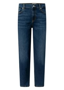 JOOP! Tapered-fit-Jeans JOOP "Maren", Damen, Gr. 31, N-Gr, blau (dunkelblau), Denim/Jeans, Obermaterial: 94% Baumwolle, 5% Polyester, 1% Elasthan, tapered fit lang, Jeans Tapered-fit-Jeans