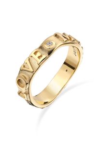 Silberring Elli "Ring Ring mit Zirkonia Wei&szlig; MORE SELF LOVE 925 Sterling Silber" Gr. 54, gold, Fingerringe, Damen, 54, Silber 925 (Sterlingsilber), Silberring
