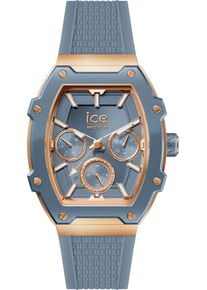 Ice Watch Multifunktionsuhr ICE-WATCH "ICE boliday - Steel - Medium - MT", blau, Armbanduhren, Damen, Multifunktionsuhr, Quarzuhr, Armbanduhr, Damenuhr, analog, Silikonarmband, Datum