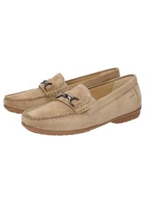 Slipper Sioux "Cortizia-738-H", Damen, Gr. 42.5 (UK 8 1/2), beige, Obermaterial: 100% Ziegenveloursleder GOVL. 100% Gummi rubber., Schuhe Slipper