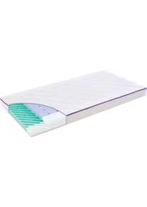 Babymatratze Paidi "LITTLE NIGHT in 70x140 cm, ergonomisch & atmungsaktiv", Baby, Gr. ( - ), 10cm, PREMIUM, Material oben: 33% Viskose, 67% Polyester, B/L: 70cm x 140cm, 1 Stk., wei&szlig;, Bezug: 67% Polyester, 33% Viskose, Matratzen Babymatratze, Bezug bei 60C waschbar, allergikergeeignet, Sicherheitstrittkanten