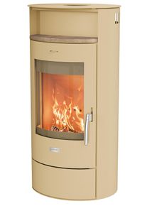 Kaminofen Hanseatic "PIACENZA Stahl beige, Lieferung bis ins Wohnzimmer", beige, Kamin&ouml;fen, Kaminofen, NEU und Exklusiv