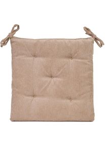 G&ouml;zze Sitzauflage G&Ouml;ZZE "Capri", beige (creme), B:40cm H:4cm, Polyester, Polsterauflagen, Sitzauflage