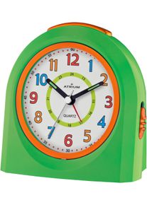 Kinderwecker Atrium "A921-3", gr&uuml;n, Wecker, Kinder, Kinderwecker, Kinderwecker, Lernwecker, Geschenkidee, Schulanfang, Kinderzimmer