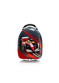 Kinderkoffer Heys "Heys Turbo Tots Scooter", M&auml;dchen, Gr. B/H/T: 39cm x 29cm x 23,4cm, rot (schwarz, multicolourot), Kunststoff, Polycarbonat-Verbundwerkstoff, Polyester, bedruckt, beschichtet, gemustert, gl&auml;nzend, mehrfarbig, Koffer Kinderkoffer, Kindertrolley, Reisekoffer, Scooter mit robuster Ausstattung
