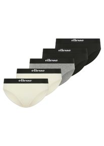 Slip Ellesse, M&auml;dchen, Gr. 128/134 (8), bunt (multi), Obermaterial: 95% Baumwolle, 5% Elasthan, Unterhosen Slip, sportlicher Stil, Slip-Form, aus Baumwolle und Elasthan