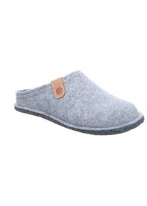 Pantoffel Rohde "CALMYS N15", Damen, Gr. 40, blau (hellblau), Filz, meliert, Schuhe Pantoffel, Clog, Hausschuh, Homeslipper, Filz in melierter Optik