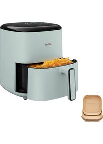 Tefal Hei&szlig;luftfritteuse "EY2453 Easy Fry Max Digital", eukalyptus, B:36,8cm H:35,7cm T:36,8cm, Fritteusen, spart Zeit & Energie, intuitiver Touchscreen, 10 Programme, Hei&szlig;luftfritteuse