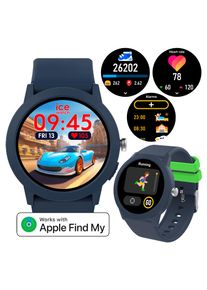 Ice Watch Smartwatch ICE-WATCH, blau (blau, blau), Smartwatches, Kinder, Smartwatch, Armbanduhr, Kinderuhr, Silikonarmband, Bluetooth, digital
