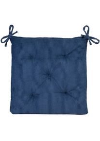 G&ouml;zze Sitzauflage G&Ouml;ZZE "Capri", blau (dunkelblau), B:40cm H:4cm, Polyester, Polsterauflagen, Sitzauflage