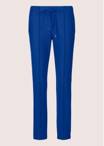 Madeleine Mode Stoffhose MADELEINE "Jogpants Stretchhose mit Tunnelzug", Damen, Gr. 42, N + K Gr, blau (royalblau), Obermaterial: 95% Polyamid PA. 5% Elasthan EL., Modern, Hosen Stoffhose, Stretchhose mit Tunnelzug