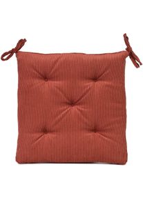 G&ouml;zze Sitzauflage G&Ouml;ZZE "Capri", rot (zimt), B:40cm H:4cm, Polyester, Polsterauflagen, Sitzauflage