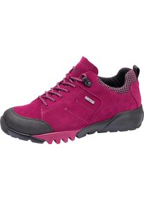 Waldl&auml;ufer Trekkingschuh WALDL&Auml;UFER "H-AMIATA", Damen, Gr. 4 (37), pink (magenta, schwarz), Gummi, Textil, Veloursleder, Schuhe Trekkingschuh, Freizeitschuh, Halbschuh, Outdoorschuh mit TEX-Ausstattung, H-Weite