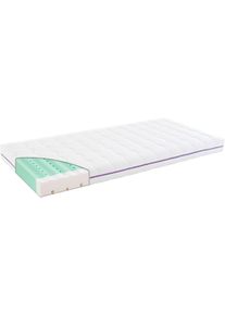 Kindermatratze Paidi "LITTLE FLIPzZz in 90x200, 120x200 & 140x200 cm, Wendematratze", Kinder, Gr. 1+2 ( - ), 14cm, 90x200cm, Material oben: 33% Viskose, 67% Polyester, B/L: 90cm x 200cm, 1 Stk., wei&szlig;, Bezug: 67% Polyester, 33% Viskose, Matratzen Kindermatratze, atmungsaktiv, ergonomisch, Bezug bei 60C waschbar, allergikergeeignet
