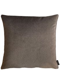 Dekokissen Apelt "Tyrol", braun (braun, unifarben), B:46cm H:0,5cm L:46cm, Polyester, Dekokissen_Sitzkissen_Kissenh&uuml;llen, Dekokissen, in l&auml;ssigem Lodenlook