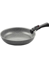 Pfannen-Set Ballarini "Bratpfanne Torre", grau, &Oslash;:28cm, Pfannen, Pfannen-Set, Abnehmbarer Griff, Keramikbeschichtung, Made in Italy, stapelbar