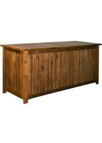 Casaria Gartenbox Akazienholz 115x50x59cm mit Innenplane wetterfest 205L
