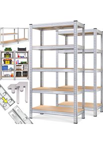 Monzana Schwerlastregal 2er-Set 170x75x30cm verzinkt 350kg