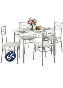 Casaria Eettafelset Paul 5-delig Wit
