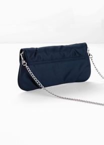 Clutch mit Strassverzierung, blau, Gr&ouml;&szlig;e 14x25 cm, bonprix