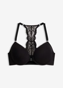 Vorderverschluss Schalen-BH mit soften Modal, schwarz, Gr&ouml;&szlig;e 95B, bonprix
