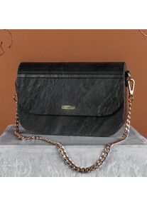 Holzkern Handbag Uniqase Iveya VEGAN Black Slate Shoulder Bag