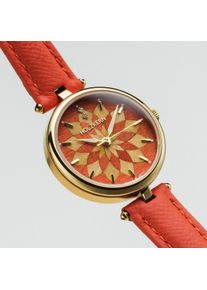 Holzkern; Wood Watch Mirrormaze (tulip tree/gold), Women, Natural wood