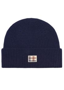 Aquascutum Unisex Active Wool Blend muts voor volwassenen (Marineblauw)