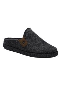 Hausschuh Josef Seibel "Clemens 01, anthrazit-kombi", Herren, Gr. 46, grau (anthrazit, kombi), Obermaterial: 100% Textilmaterial TEXMAT., Schuhe Hausschuh