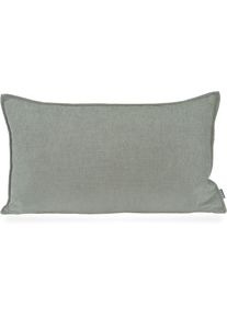 HOCK Dekokissen H.O.C.K. "Lucky", gr&uuml;n (graugr&uuml;n, hellmint, unifarben), B:70cm H:10cm L:40cm, Polyester, Dekokissen_Sitzkissen_Kissenh&uuml;llen, Dekokissen, Sofakissen inkl. F&uuml;llung, 70x40cm, einfarbig, creme ecru, Dekokissen