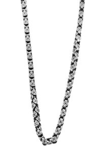 Adelia&acute;s Gliederkette ADELIA&acute;S "Unisex Halskette &iquest; Ankerkette aus Edelstahl 60 cm" Gr. 60, silber, Halsketten, Jungen, Edelstahl, Gliederkette