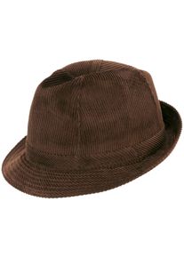 Baskenm&uuml;tze Fiebig "Cordhut", Damen, Gr. 61, braun, Obermaterial: 100% Baumwolle CO., M&uuml;tzen Baskenm&uuml;tze