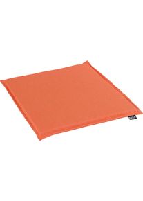 HOCK Sitzkissen H.O.C.K. "Caribe 2cm", orange (orange, unifarben), B:35cm H:2cm L:35cm, Polyacryl (dralon), Dekokissen_Sitzkissen_Kissenh&uuml;llen, Sitzkissen, Outdoor geeignet - Kissenh&ouml;he 2cm