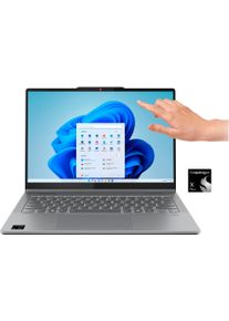 Lenovo Convertible Notebook "IdeaPad 5 2-in-1 14Q8X9", grau (luna grau), 16 GB RAM 1.000 GB SSD, X Plus, Windows 11 Home (on ARM), German, Notebooks, Convertible Notebook
