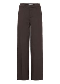 Stoffhose Pulz Jeans "Hose PZBINDY", Damen, Gr. 40, N-Gr, braun (espresso), Obermaterial: 52% Baumwolle CO. 45% Polyester PES. 3% Elasthan EL., Hosen Stoffhose