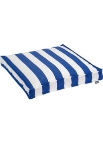 HOCK Sitzkissen H.O.C.K. "Classic Streifen", blau (royalblau, gestreift), B:50cm H:5cm L:50cm, Polyacryl (dralon), Dekokissen_Sitzkissen_Kissenh&uuml;llen, Sitzkissen, mit Streifen