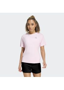 Laufshirt adidas Performance "ADI365 RUNNING ESSENTIALS", Damen, Gr. S, clear pink, Obermaterial: 100% Polyester, Rundhals, Shirts Laufshirt, mit climacool Technologie, ohne Verschluss