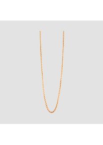 Adelia&acute;s Gliederkette ADELIA&acute;S "Unisex Halskette &iquest; Kordelkette aus Edelstahl 70+5" Gr. 75, gold, Halsketten, Jungen, Edelstahl, Gliederkette