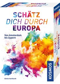 Spiel Kosmos "Sch&auml;tz dich durch Europa", bunt, Spiele, Kinder, Spiel, Made in Germany