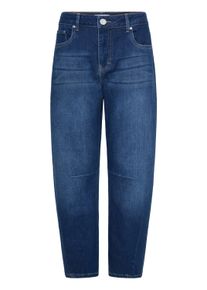 Regular-fit-Jeans Pulz Jeans "Jeans PZANNI", Damen, Gr. 28, N-Gr, blau (dunkelblau denim), Obermaterial: 92% Baumwolle CO. 7% Polyester PES. 1% Elasthan EL., Jeans Regular-fit-Jeans