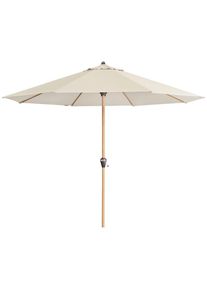 Doppler Sonnenschirm, Naturfarben, Eschefarben, Textil, lichtecht, regenabweisend, UV-best&auml;ndig, Sonnenschutz, Sonnenschirme