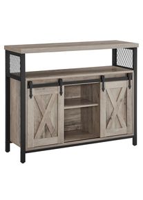 Boxxx Kommode, Schwarz, Graubraun, Kunststoff, 3 F&auml;cher, 100x80x33 cm, stehend, in verschiedenen Holzdekoren erh&auml;ltlich, Kleinm&ouml;bel, Kommoden, Kommoden