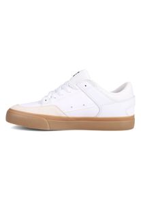 Skateschuh DC Shoes "Onyx S", Herren, Gr. 8(40,5), wei&szlig;, gum, Obermaterial:58, 5% Leder, 32, 7% Synthetik, 8, 8% Polyester., Schuhe Skateschuh