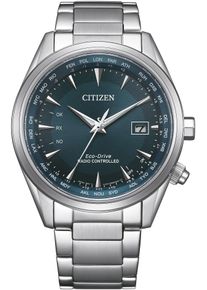 Funkuhr Citizen, silber (silberfarben), Armbanduhren, Herren, Funkuhr, Armbanduhr, Herrenuhr, Solar, Edelstahlarmband, Saphirglas, Datum
