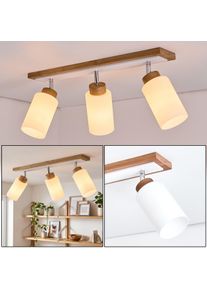 hofstein Alvorn 3-light ceiling light with adjustable spotlights, E27, Scandinavian style Rotating individual light elements for living room or dining room, oblong design with 81 cm length