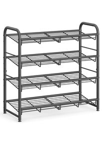 Boxxx Schuhregal, Schwarz, Metall, Kunststoff, 68.5x65x27.5 cm, stehend, Garderobe, Schuhaufbewahrung, Schuhregale