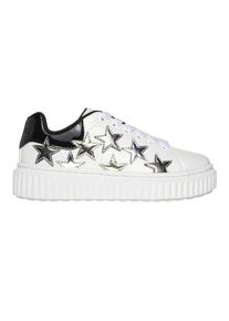 Skechers Meisjes Hiridge Platform Sneakers (Wit/Zwart)